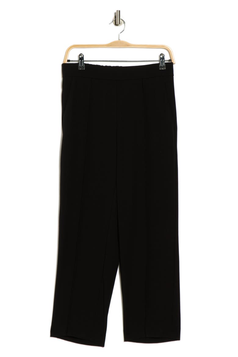 Mid Rise Tapered Pull-On Pants, Alternate, color, BLACK