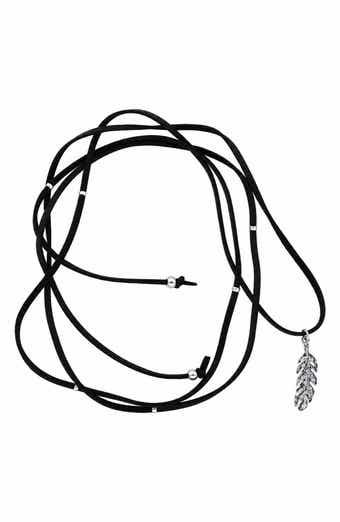Feather Choker Necklace