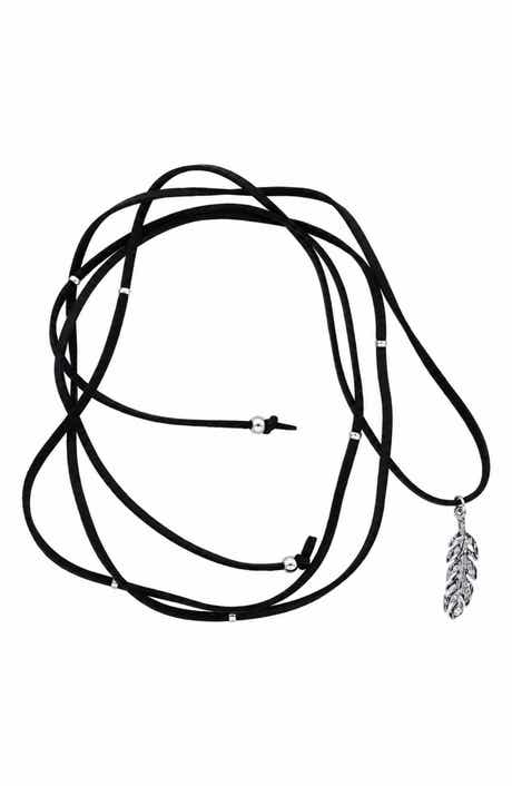 Feather Choker Necklace