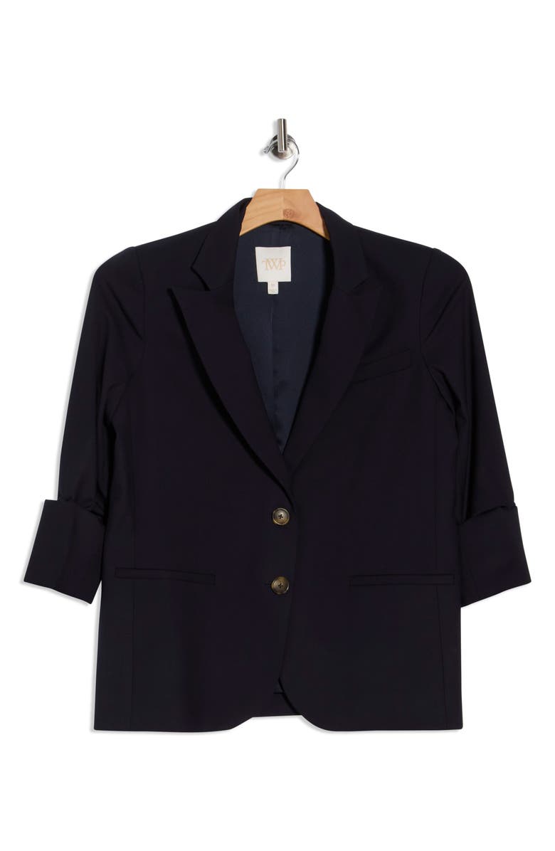 TWP Solid Stretch Wool Blazer, Alternate, color, 