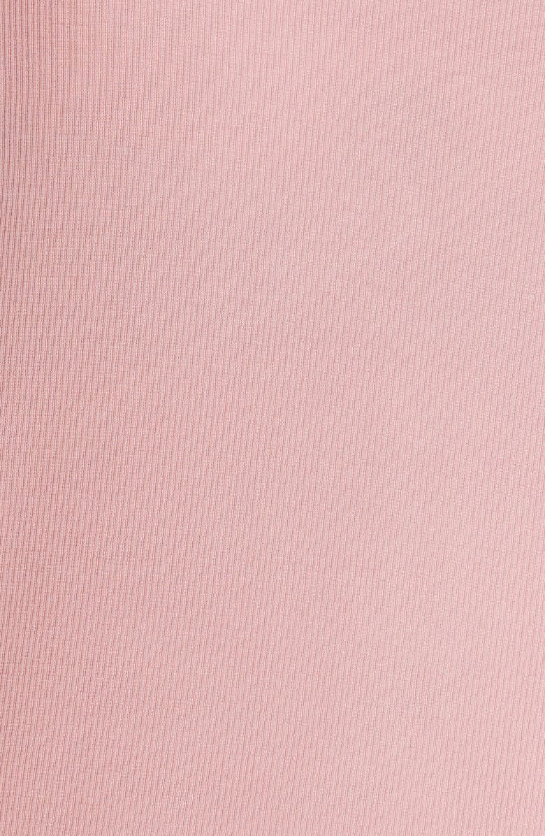 Nordstrom Moonlight Eco Easy Rib Short Pajamas, Alternate, color, Pink Beauty