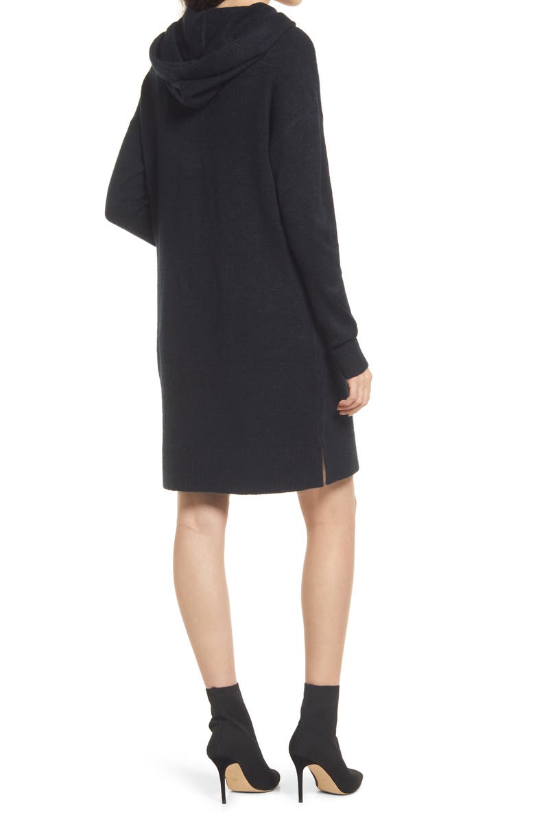 VERO MODA Lefile Hooded Long Sleeve Sweater Dress, Alternate, color,