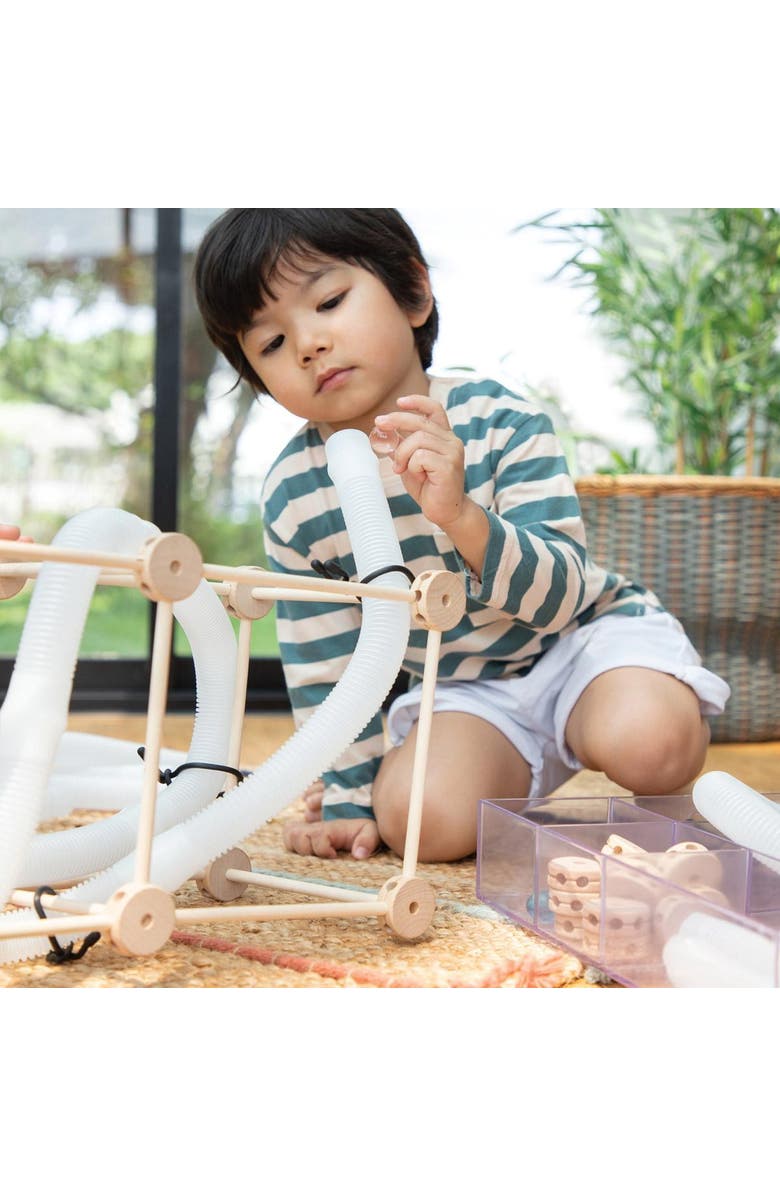 Kaplan Early Learning Company Inclined to Exploration Loose Parts STEM Kit, Alternate, color, Multicolored