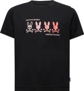 Psycho Bunny Kids' Oceania Embroidered Pima Cotton T-Shirt