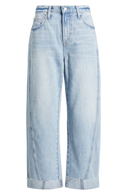 Pistola Kacey Cuffed High Waist Boyfriend Jeans In Blue