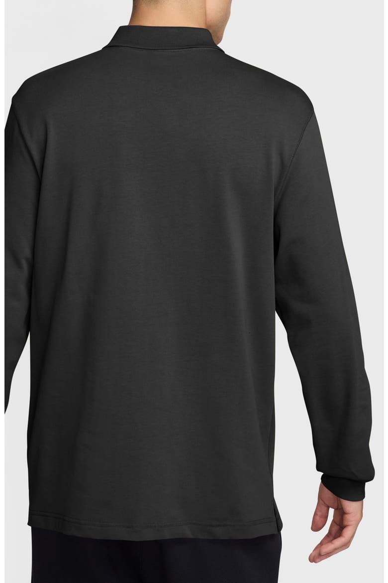 Club Embroidered Cotton Polo, Alternate, color, BLACK/ MALACHITE