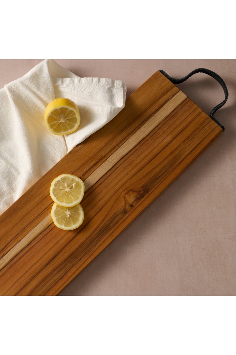 Fiesta Teak Cutting Board, Alternate, color, Natural