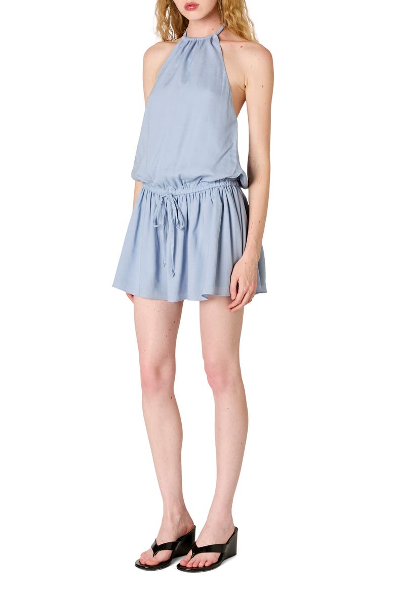 Alegria Halter Minidress, Alternate, color, SLATE BLUE