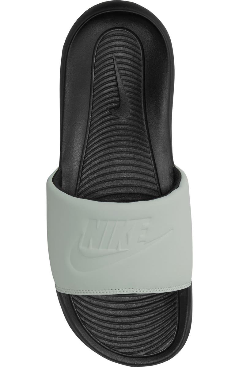 Nike Victori One Sport Slide, Alternate, color, Black/ Light Silver