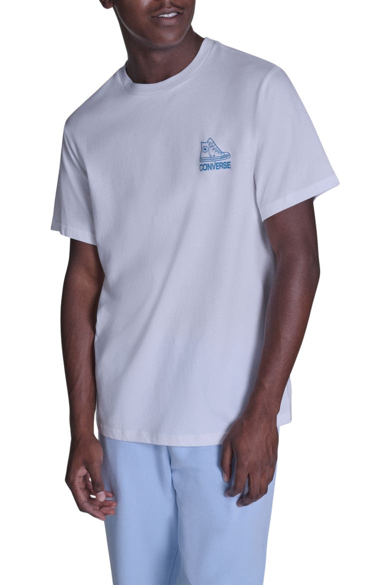 Vintage Chucks Tee, Main, color, WHITE 10A