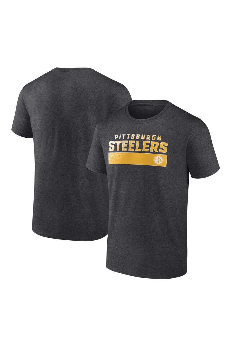 Men's Fanatics Branded  Charcoal Pittsburgh Steelers T-Shirt, Main, color, Charcoal
