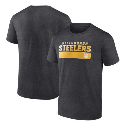 Men's Fanatics Branded  Charcoal Pittsburgh Steelers T-Shirt