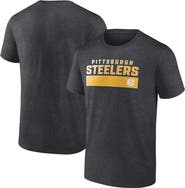FANATICS Men's Fanatics Branded Charcoal Pittsburgh Steelers T-Shirt