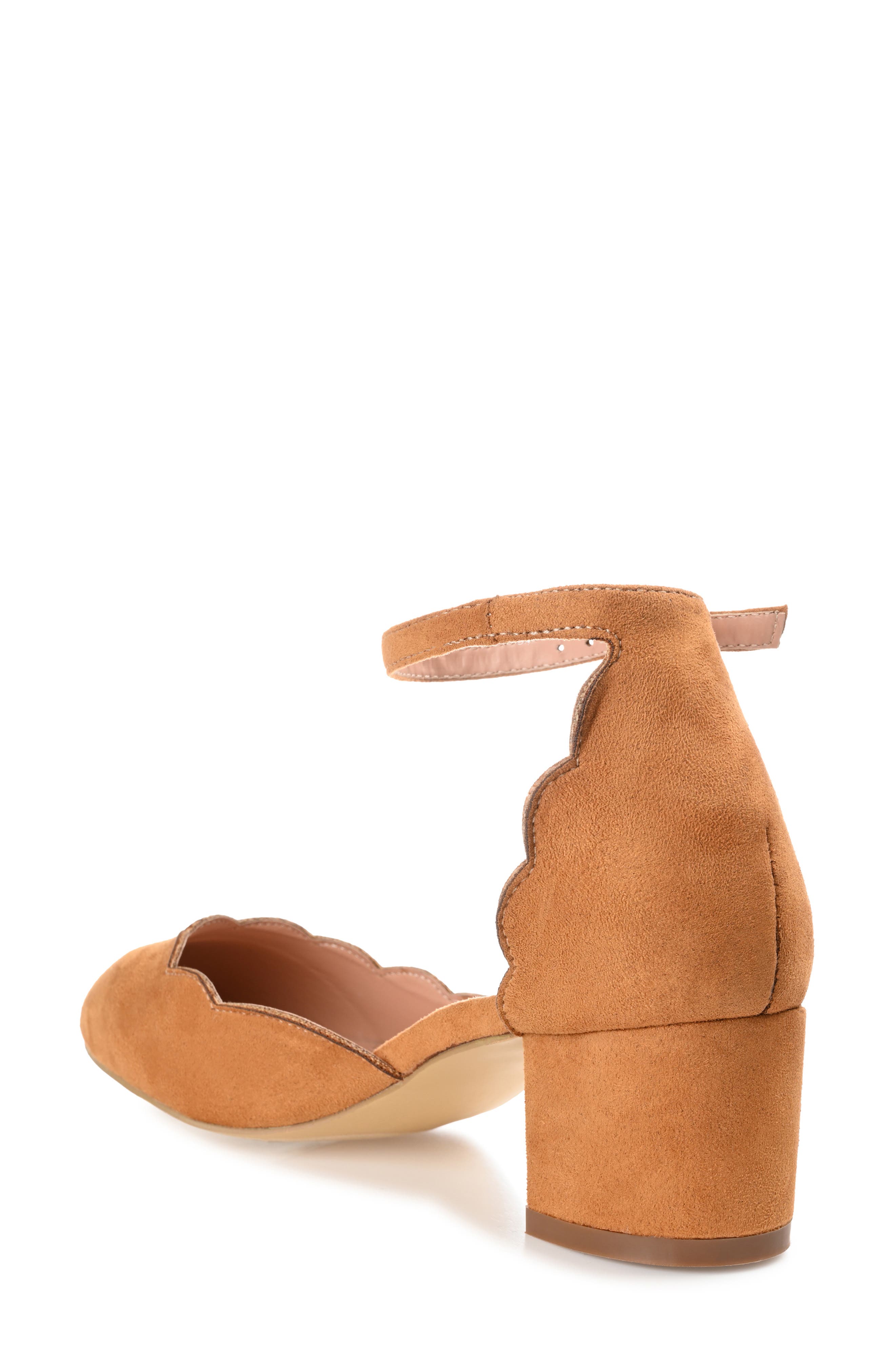 Journee Collection Edna Pump - Wide Width, Alternate, color, Cognac