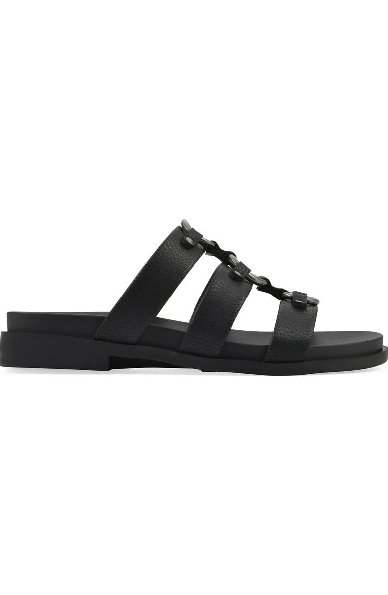 CLIFFS BY WHITE MOUNTAIN Koala Slide Sandal, Alternate, color, Black Smooth