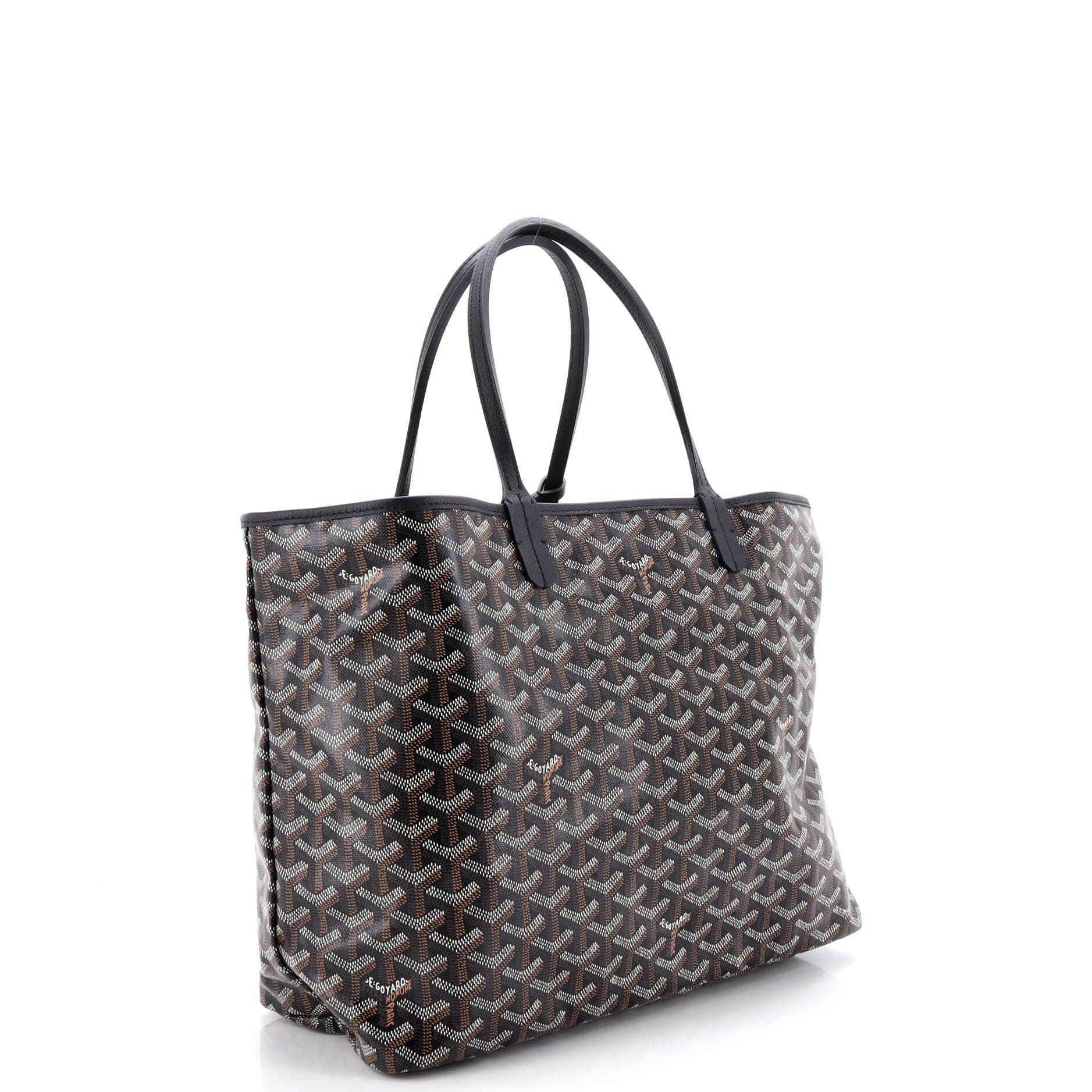 Saint Louis Tote Coated Canvas PM, Alternate, color, Black