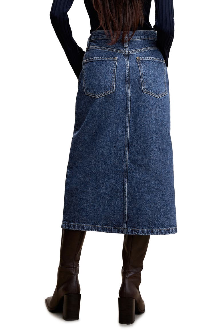 Denim Skirt, Alternate, color, OPEN BLUE