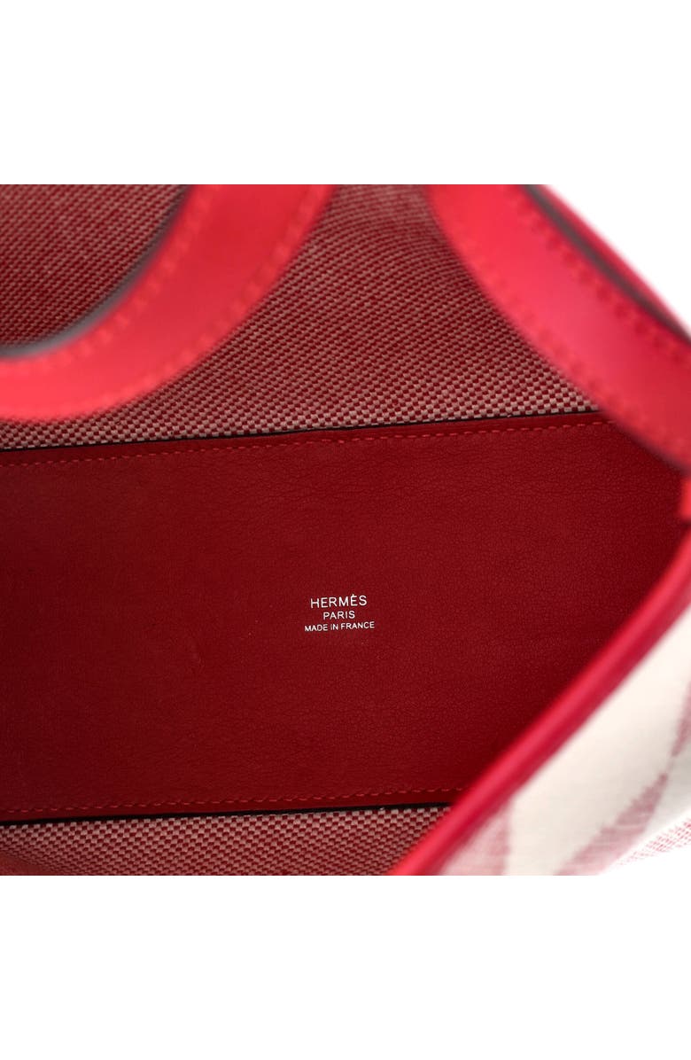 Pre-Owned Hermes Cabas H en Biais Tote Canvas with Leather 27, Alternate, color,
