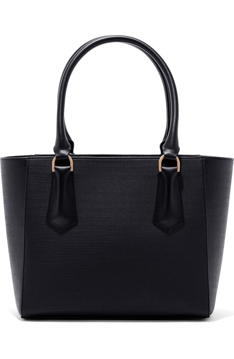 Dagne Dover Signature Midi Coated Canvas Tote, Alternate, color,