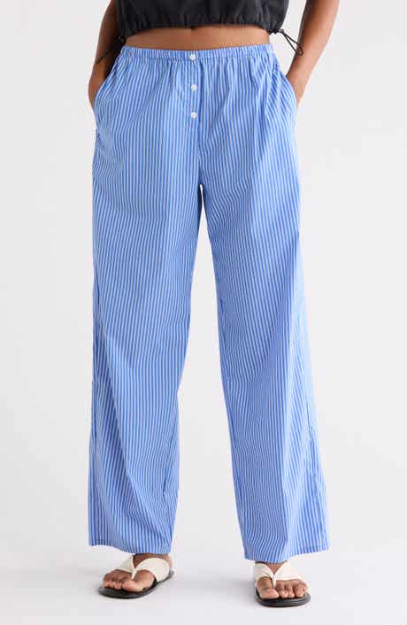 Good American Poplin Pull-On Pants