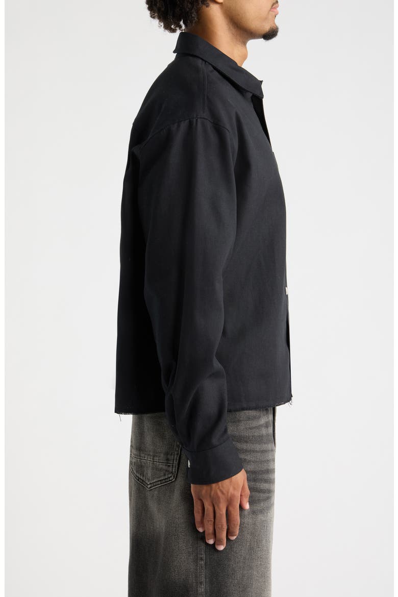 Personnel Canvas Shirt, Alternate, color, BLACK