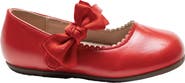 Tulleen Satin Elodie Rhinestone Bow Flats