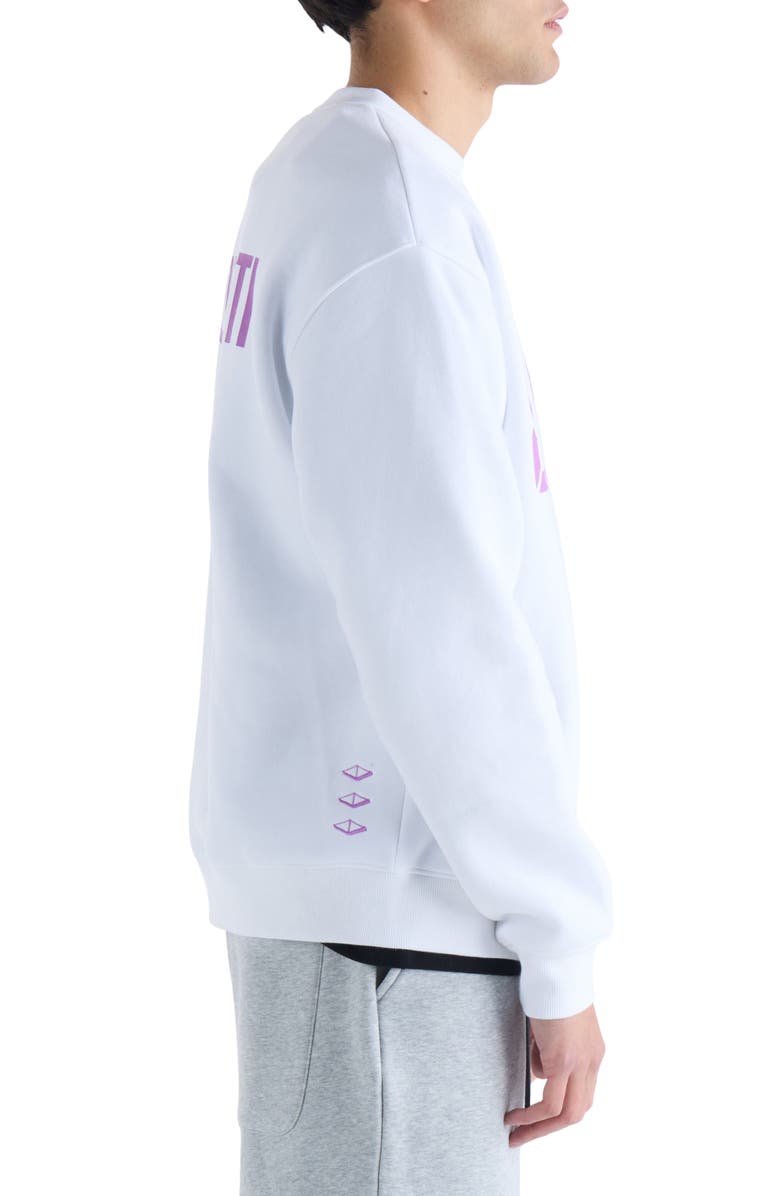 VOUSETI Us Against Time Crewneck Sweatshirt, Alternate, color, 