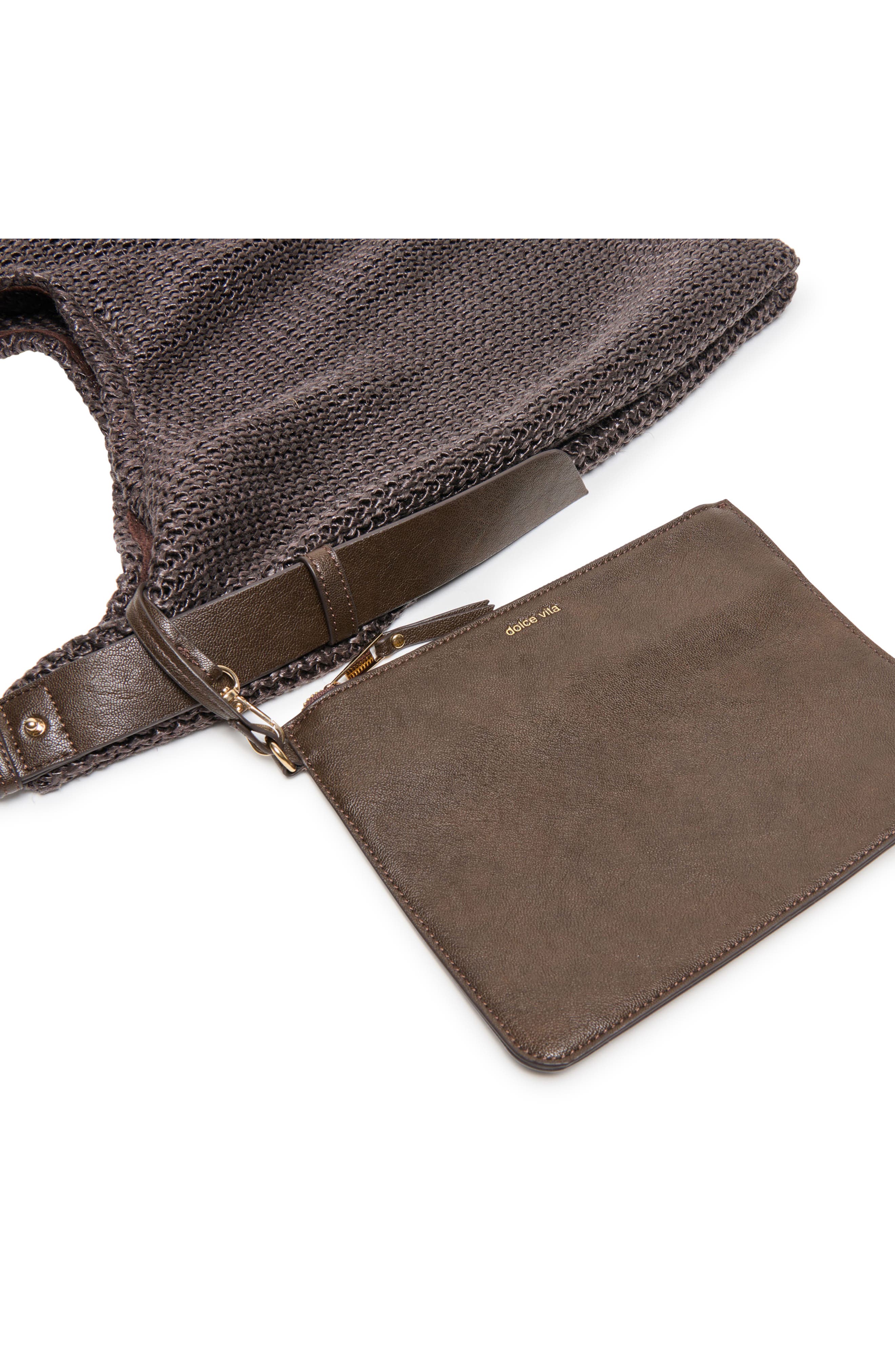 Dolce Vita Miriel Shoulder Bag, Alternate, color, Chocolate