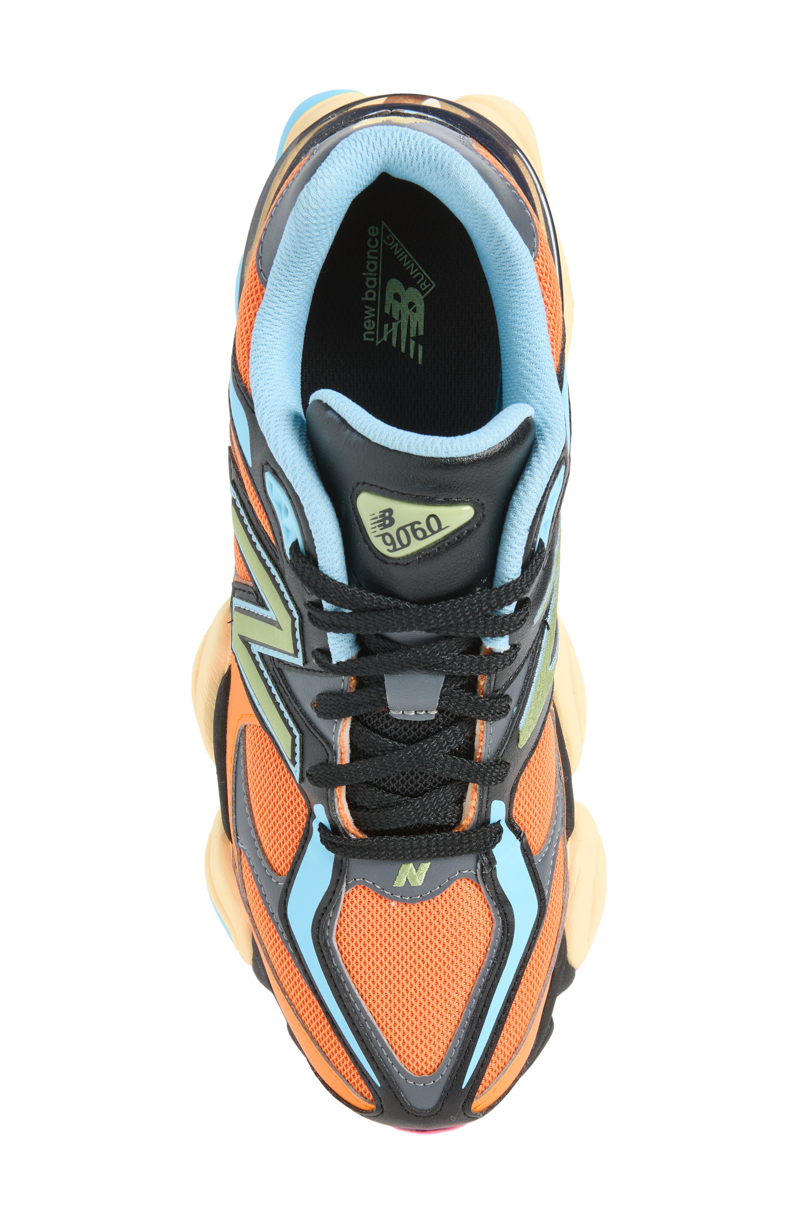 Gender Inclusive 9060 Sneaker, Alternate, color, SUN GLOW/ BLACK
