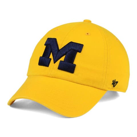 Men's '47 Gold Michigan Wolverines Clean Up Adjustable Hat