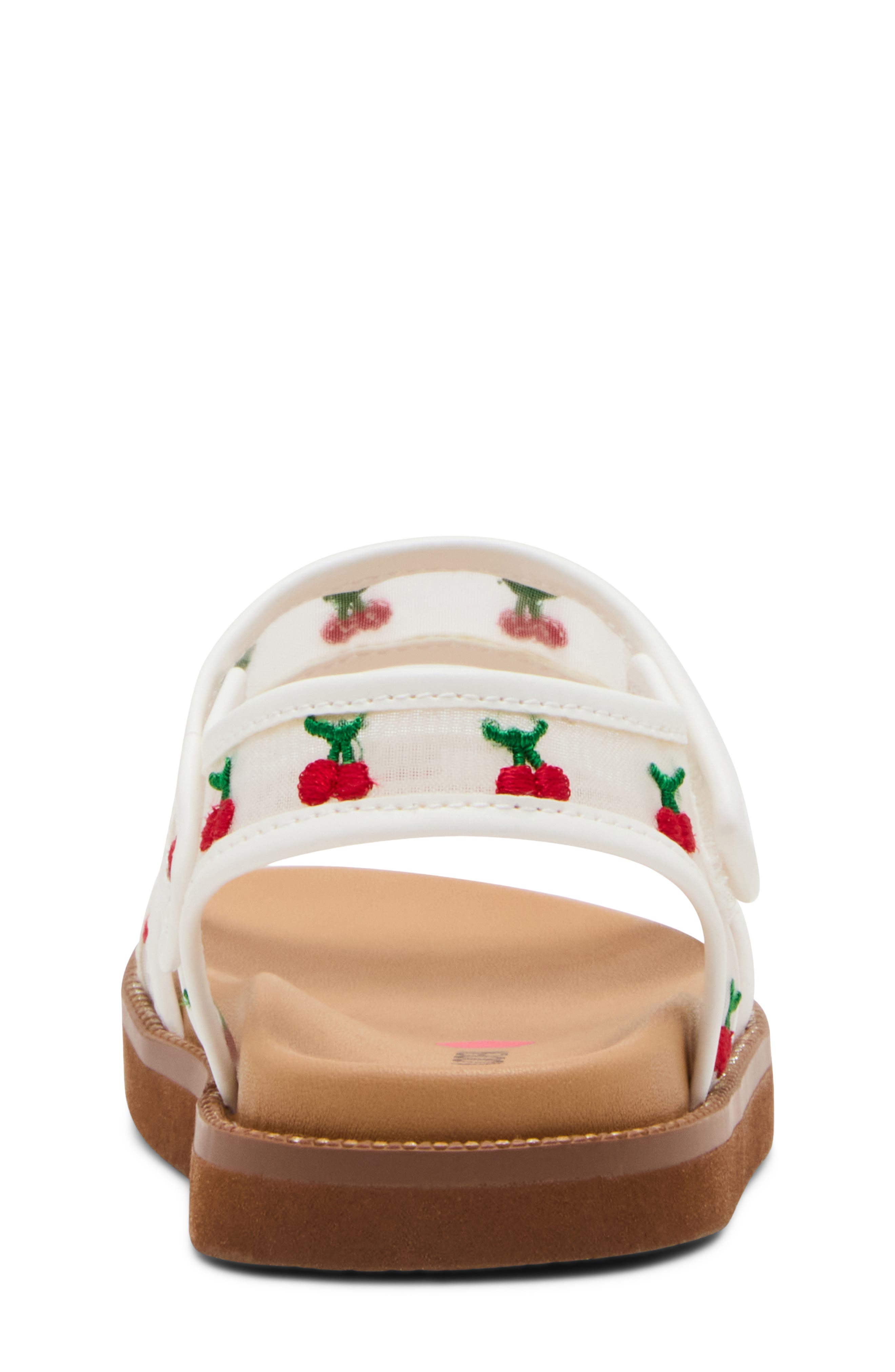 Steve Madden Kids' TLyla Cherry Mesh Ankle Strap Sandal, Alternate, color, White