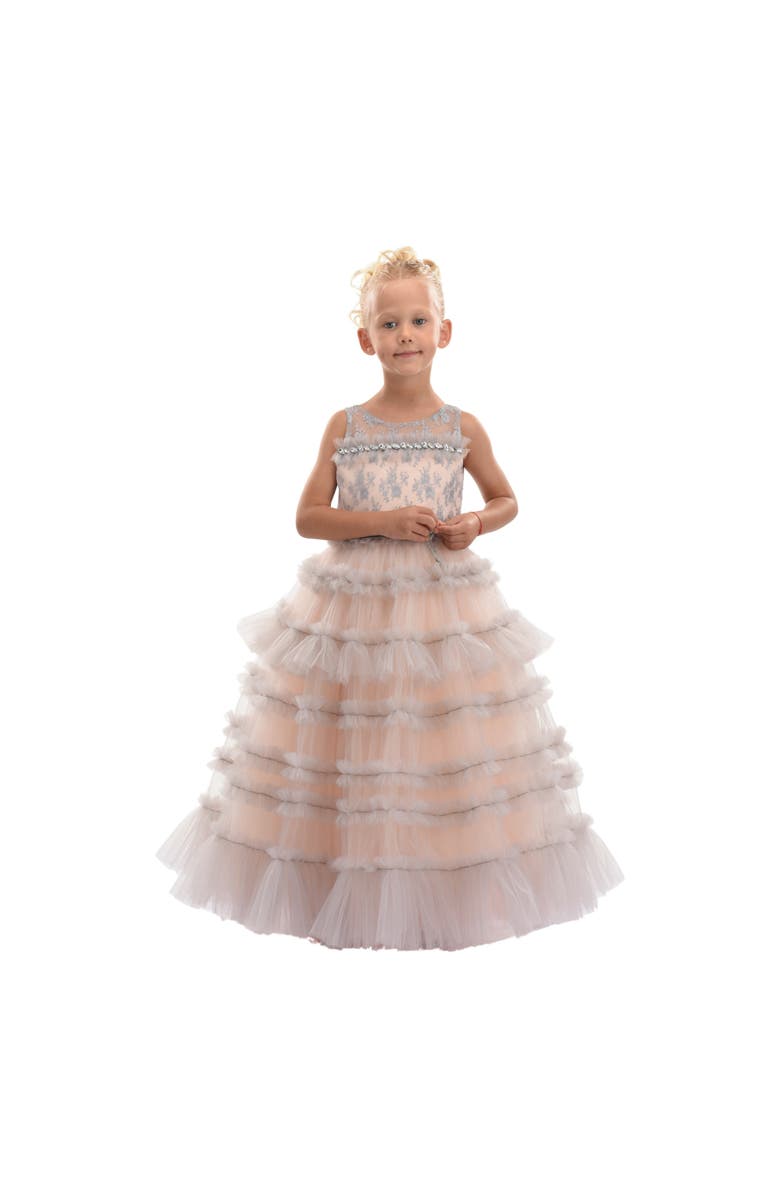 Tulleen Marianna Embroidered Dress, Alternate, color, Pink
