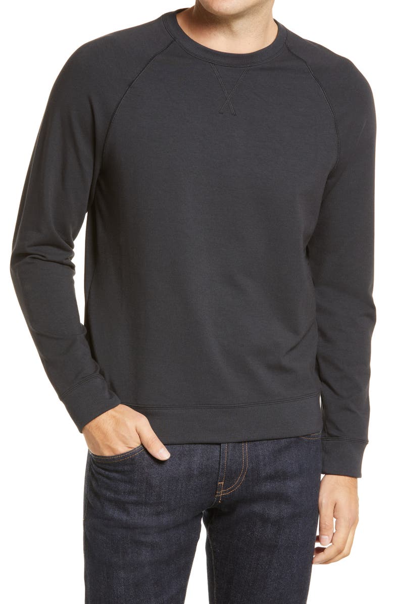 Nordstrom Fleece Raglan Crewneck Sweatshirt, Main, color, 