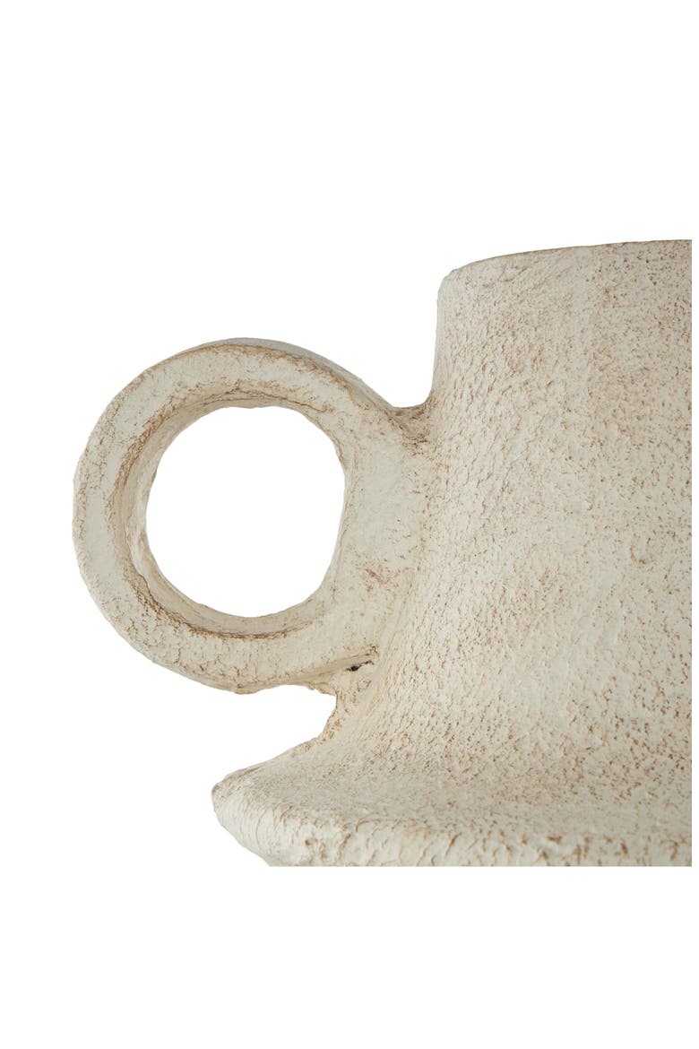 Papier-Mâché Cream Vase, Alternate, color, BEIGE