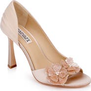 Badgley Mischka Collection Yana Sequin Flower Sandal