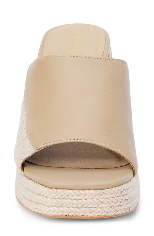 Coconuts By Matisse Beaufort Colorblock Mixed Media Sandal In Natural