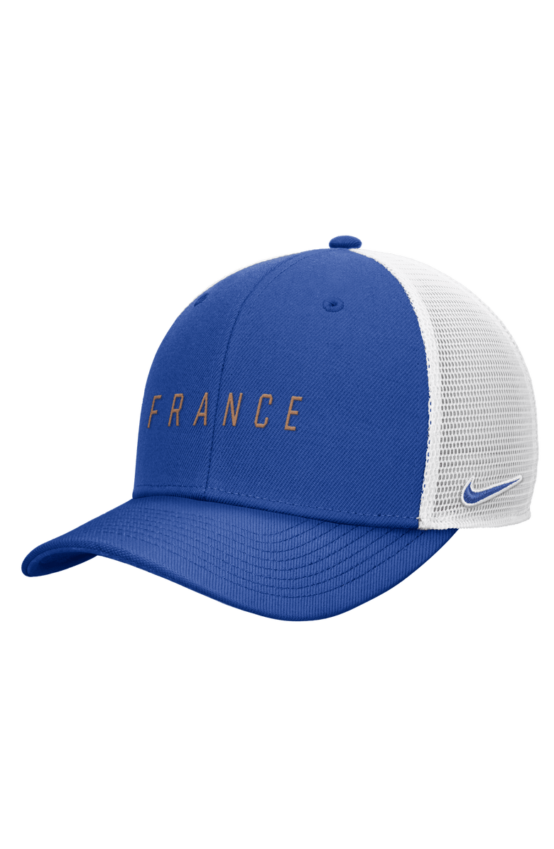 Nike Men's Nike Royal France National Team Rise Trucker Adjustable Hat, Main, color, Royal