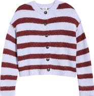 BDG Urban Outfitters Stripe Crewneck Cardigan