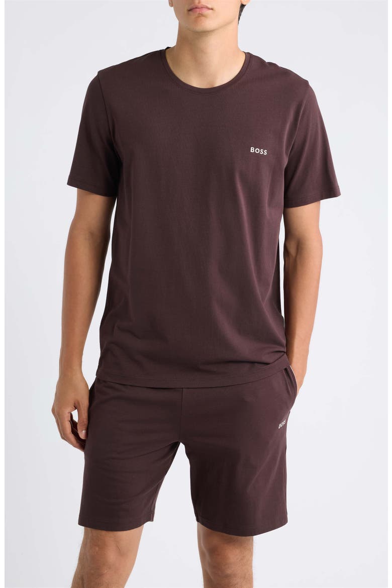 Mix Match T-Shirt, Main, color, DARK BROWN