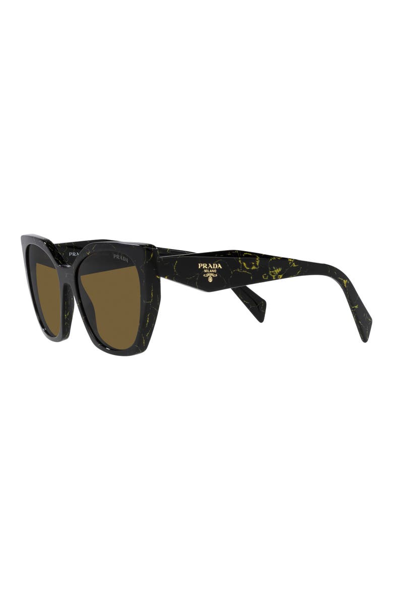 50mm Small Rectangular Sunglasses, Alternate, color, DARK BROWN