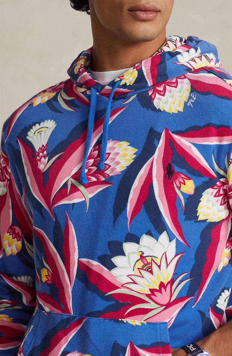 Polo Ralph Lauren Floral French Terry Hoodie, Alternate, color,