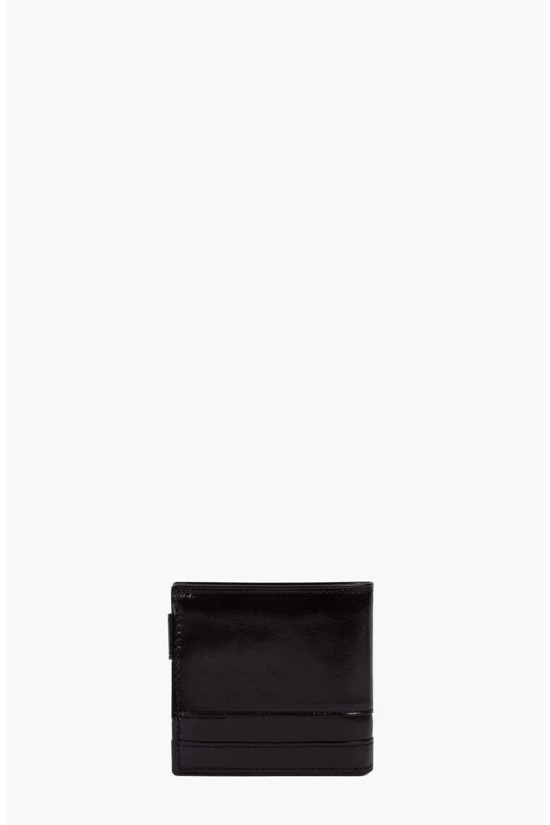 Di Cavallo Trifold Leather Wallet 586, Alternate, color, Black