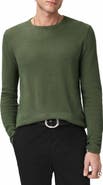 John Varvatos Montclair Mesh Stitch Organic Cotton Blend Sweater