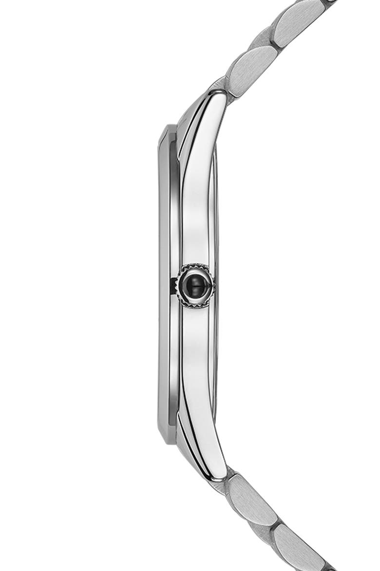 Classic R Grey Bracelet Watch, 41mm, Alternate, color, STAINLESS STEEL