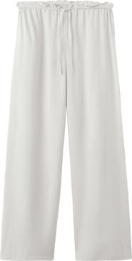 MANGO TEEN High Waist Wide Leg Pants