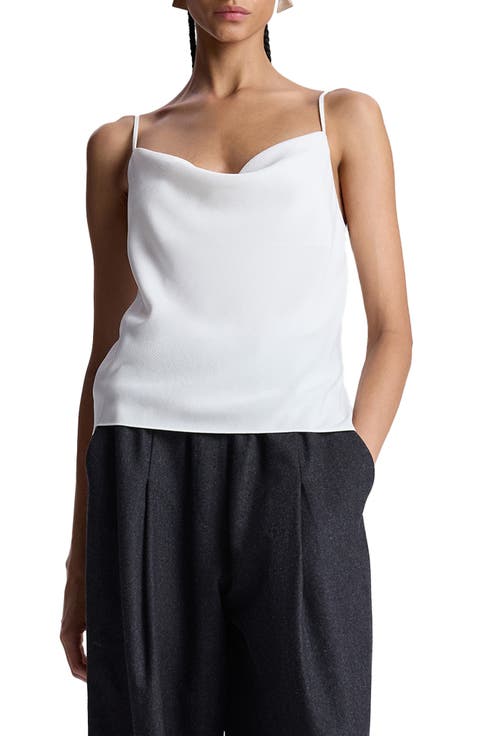 Amber Hammered Crepe Camisole