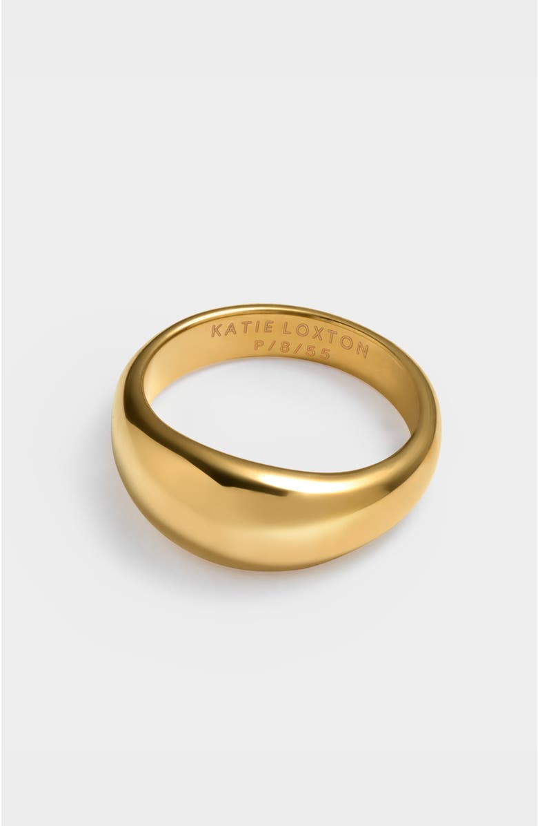Katie Loxton Aura Dome Ring, Alternate, color, Gold Coated