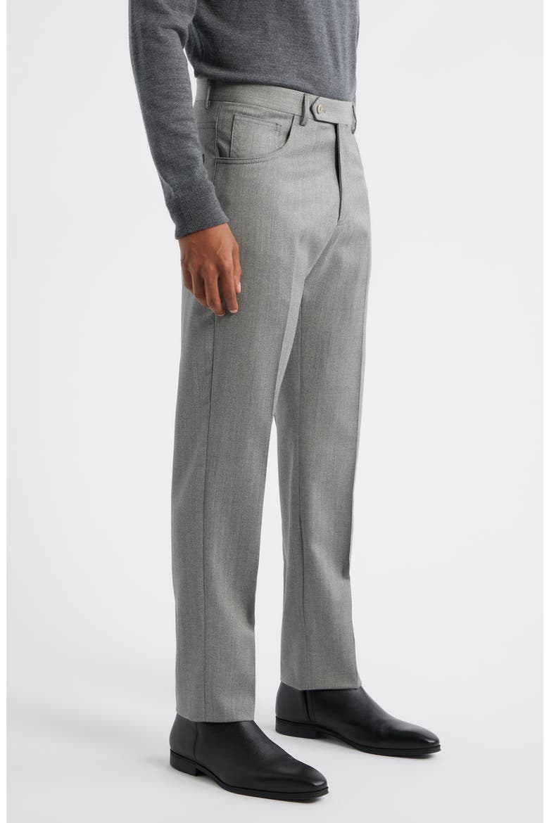 Parker Stretch Wool Trousers, Alternate, color, LIGHT GREY
