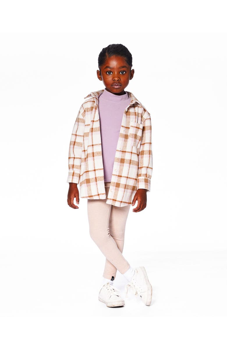 Deux par Deux Super Soft Ribbed Leggings, Alternate, color, Light Caramel