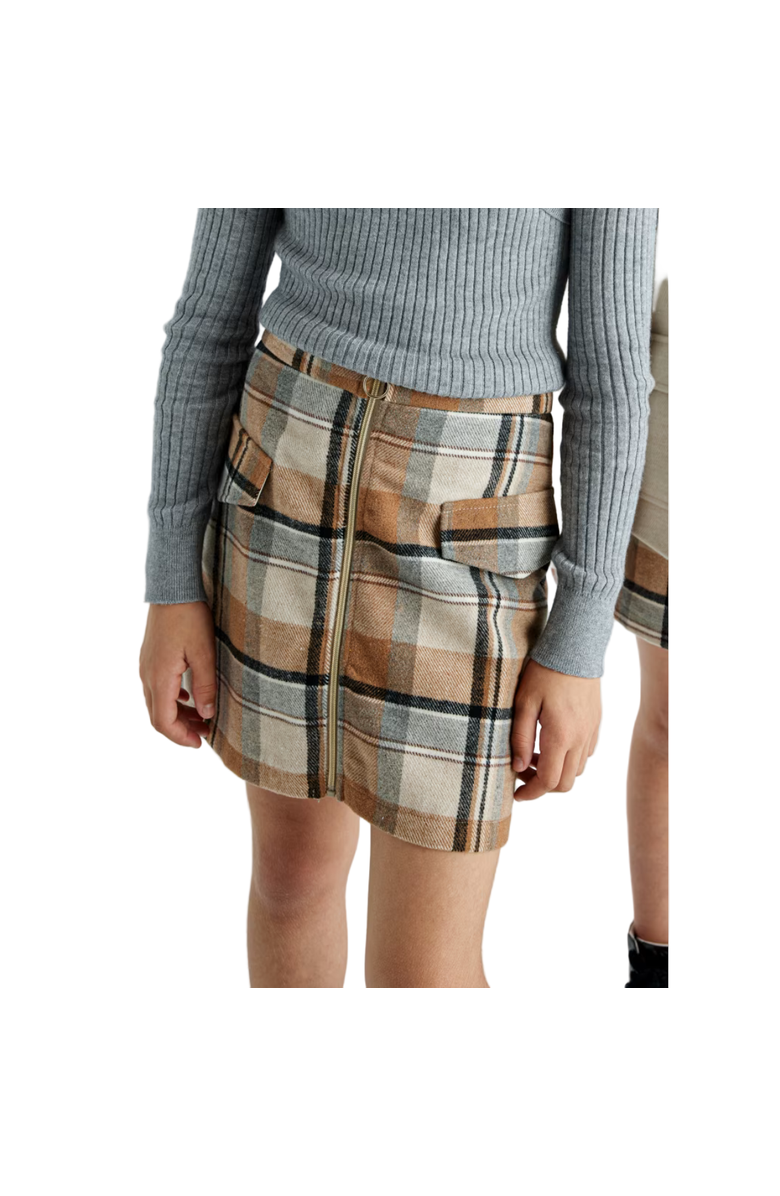 Mayoral Plaid Skirt, Alternate, color,